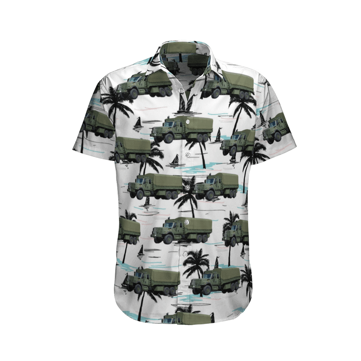 Canadian Army Msvs Medium Support Vehicle System Hawaiian Shirt