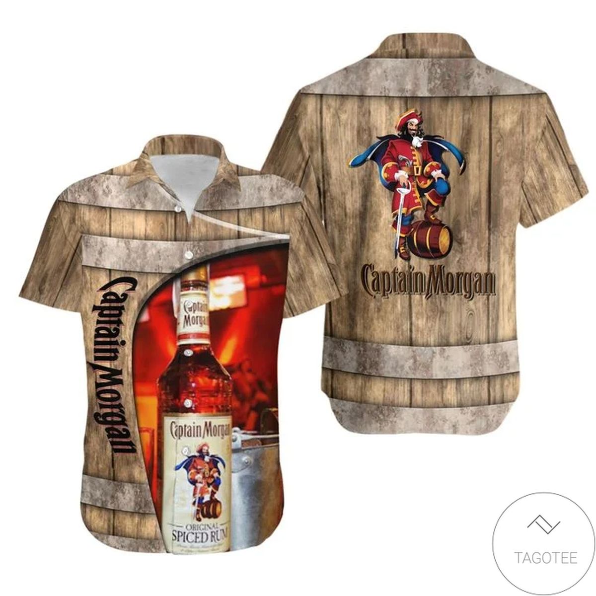 Captain Morgan Barrel Hawaiian Shirt