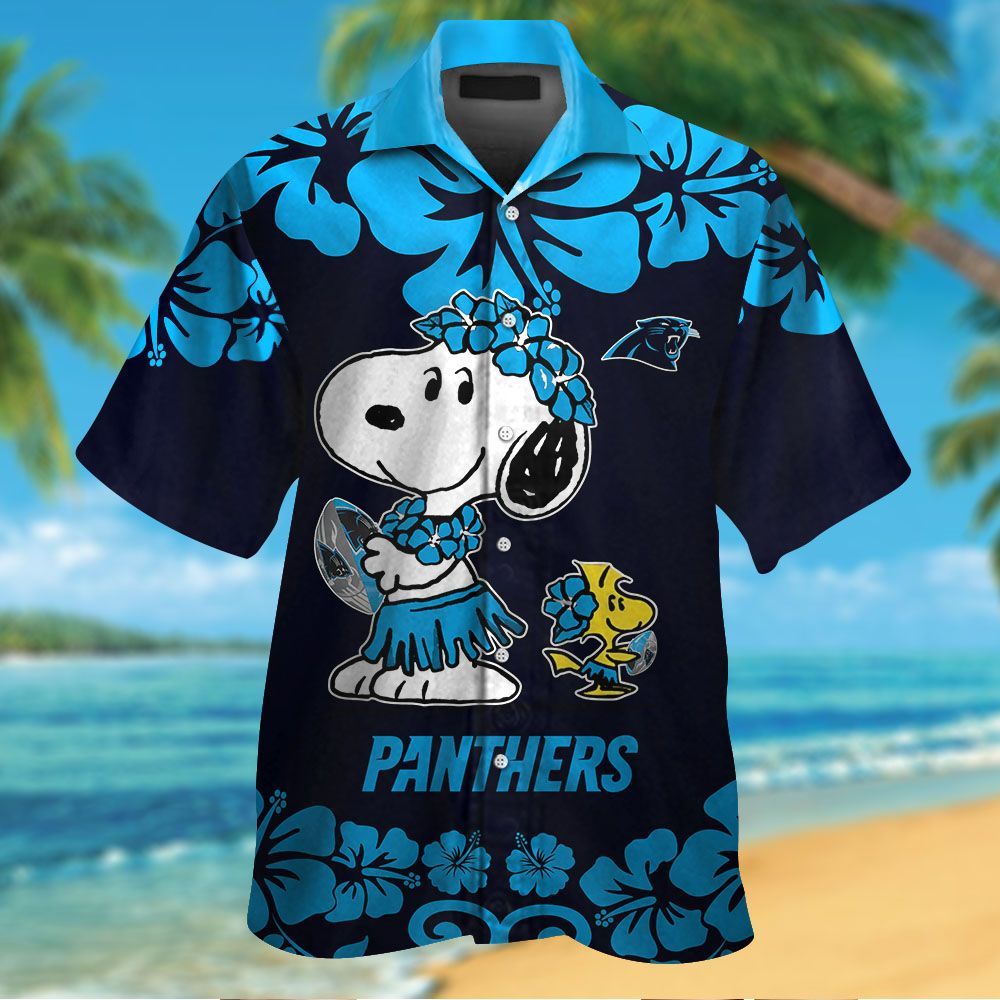 Carolina Panthers & Snoopy Hawaiian Shirt Hot Trendy Summer 2024