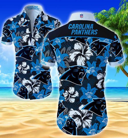 Carolina Panthers Hawaiian Shirt Summer Button Up