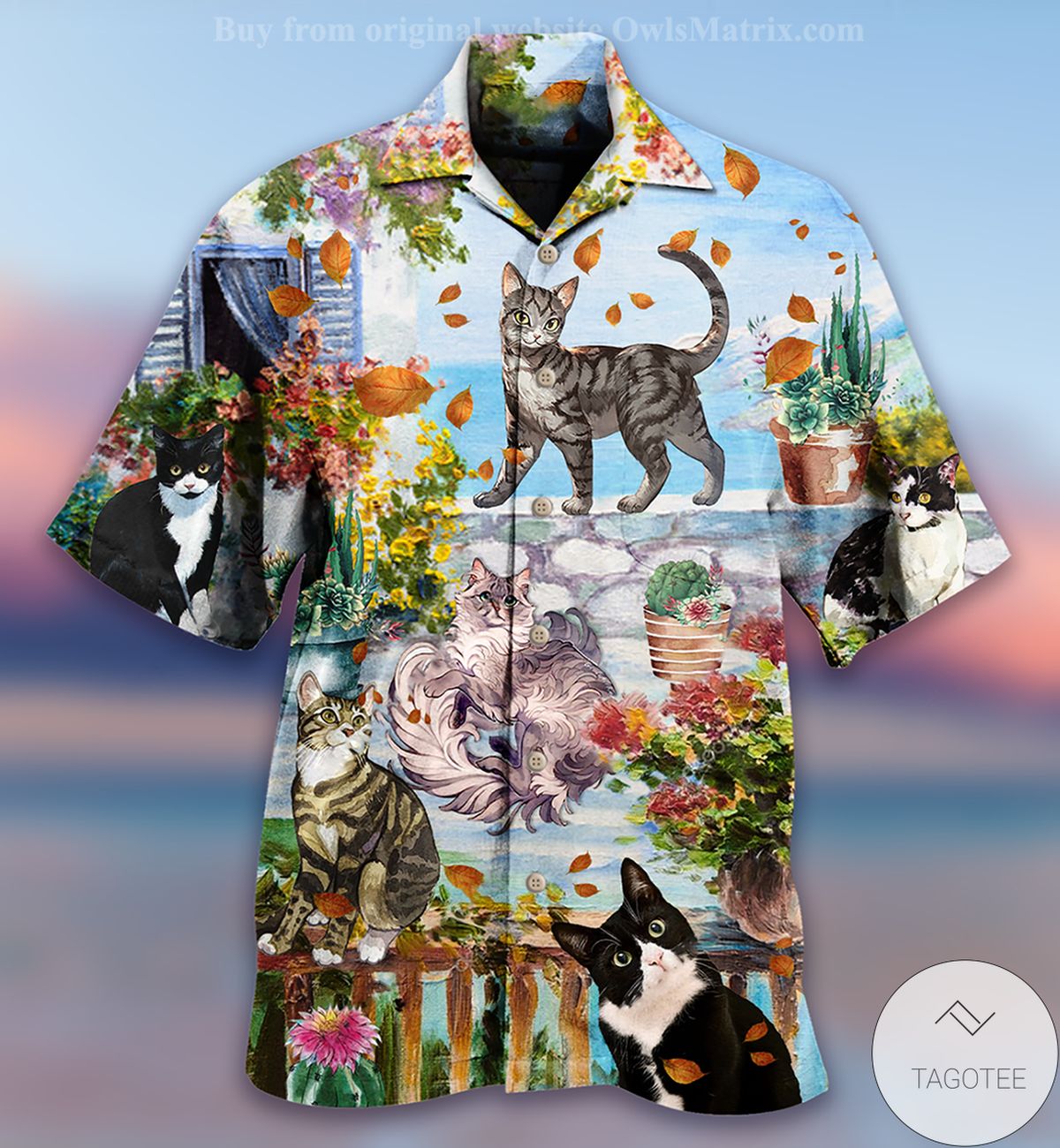 Cat Loves Home And Loves Summer Hawaiian Shirt