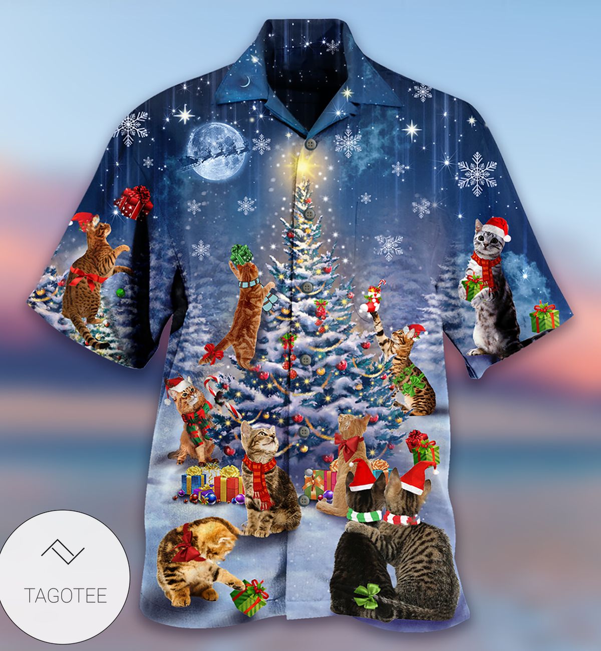 Cats Love Christmas Limited Edition Hawaiian Shirt