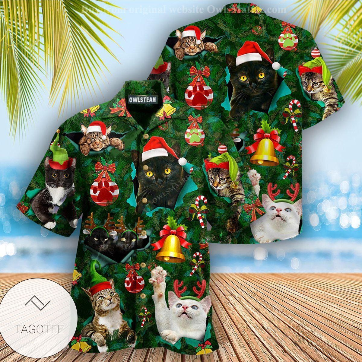 Cats Meowy Mas Christmas Edition Hawaiian Shirt