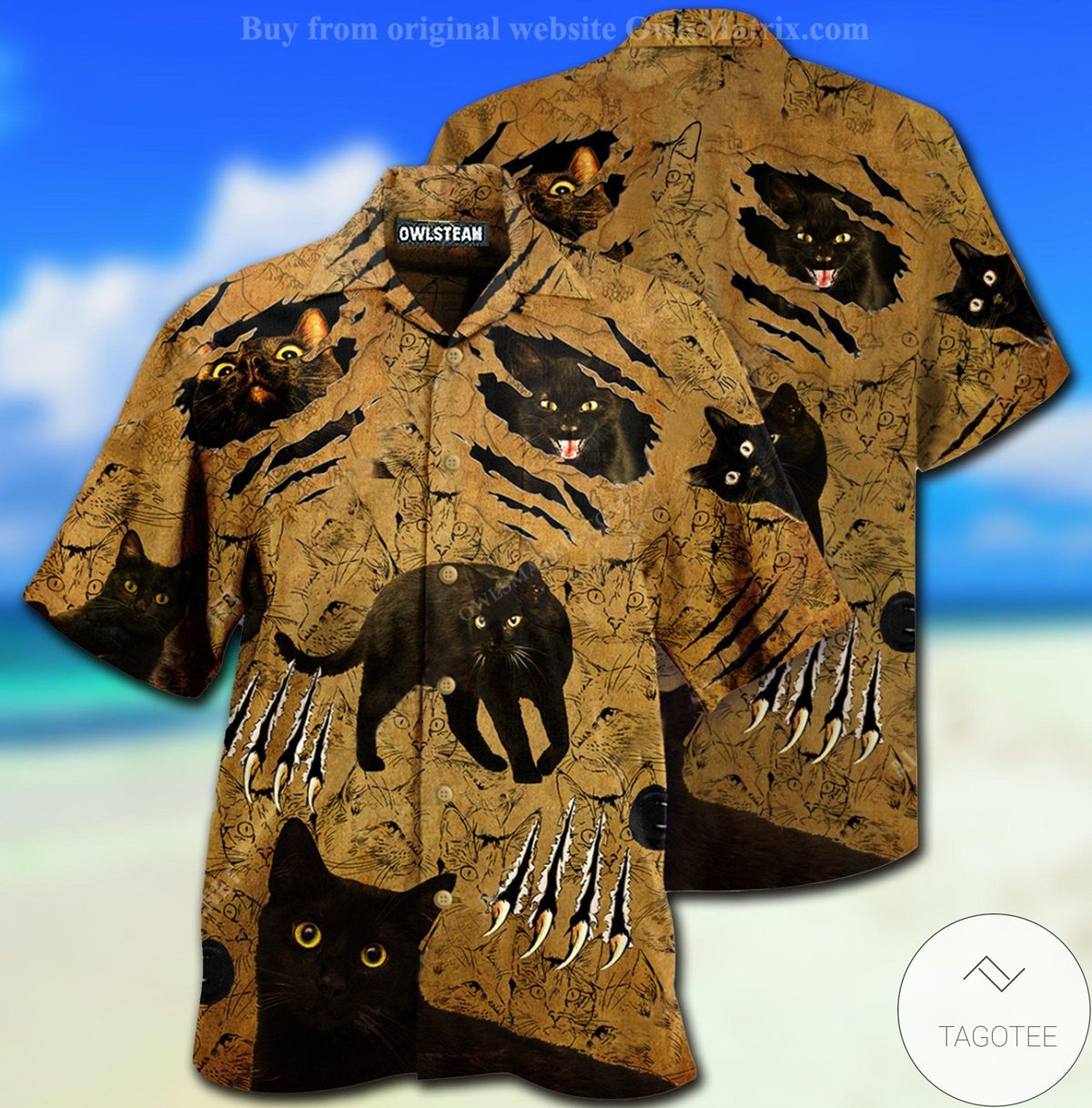 Cats Put Your Paws Up Hawaiian Shirt