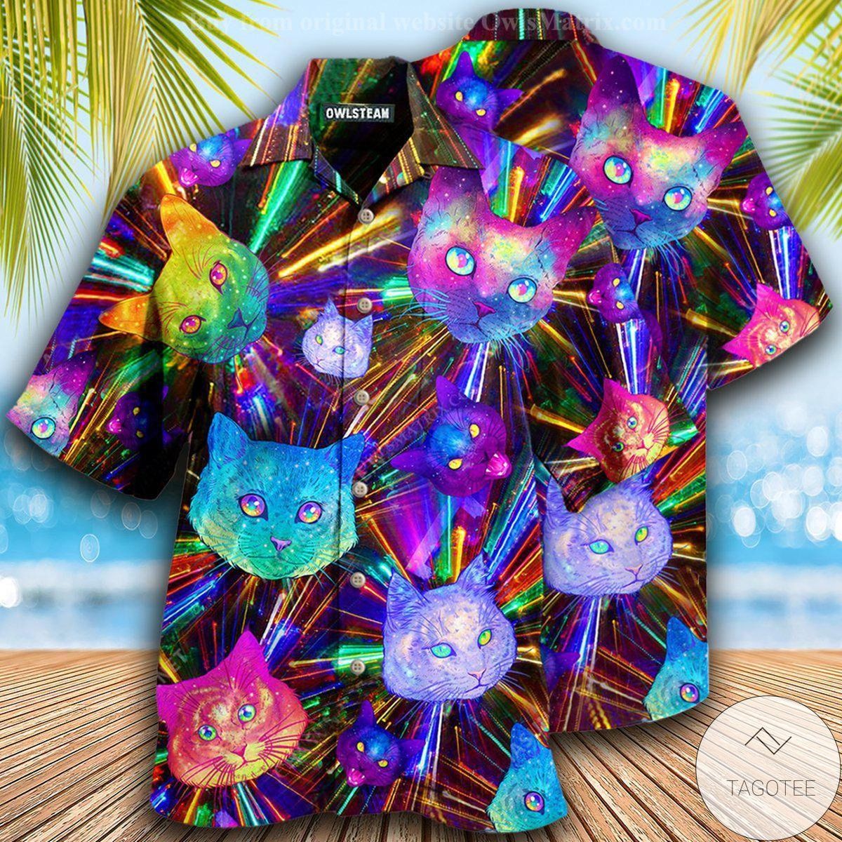 Cats Space Evolution Hawaiian Shirt