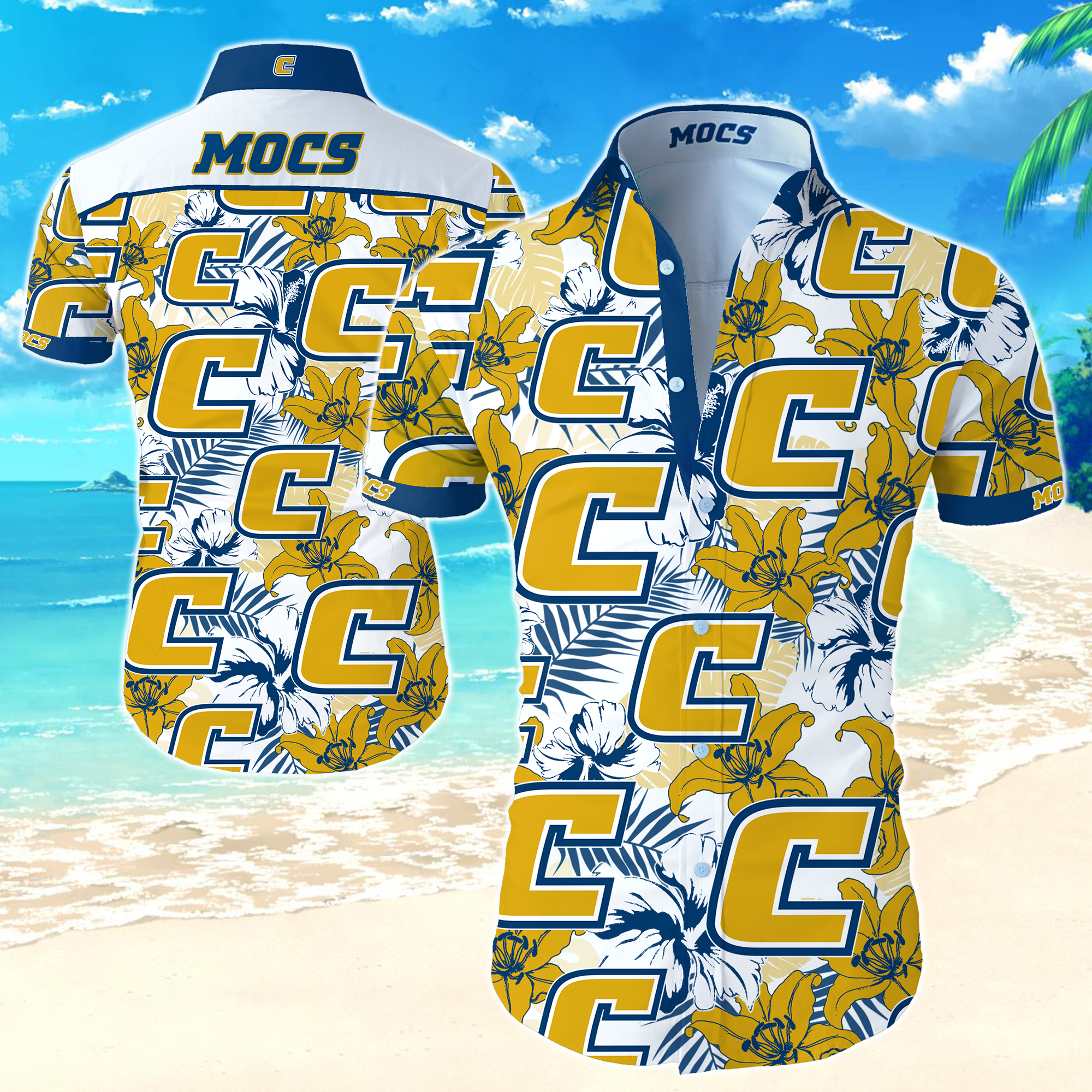 Chattanooga Mocs Hawaiian Shirt Summer Button Up