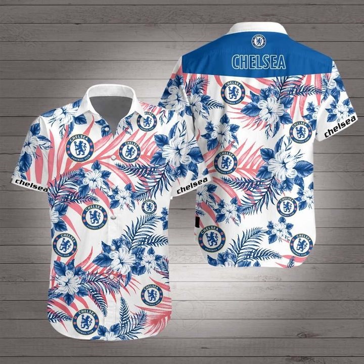 Chelsea Football Club Premier League Hawaiian Shirt