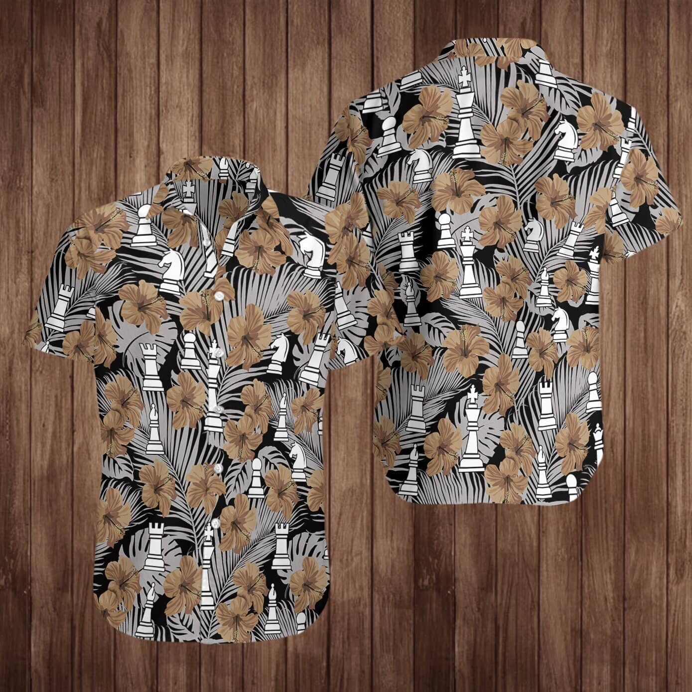 Chess Hawaiian Shirt Summer Button Up