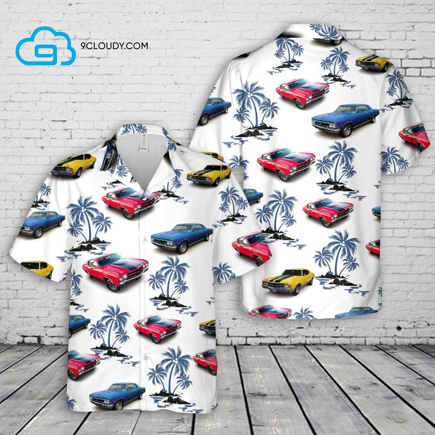 Chevrolet Chevelle Full Print Hawaiian Shirt