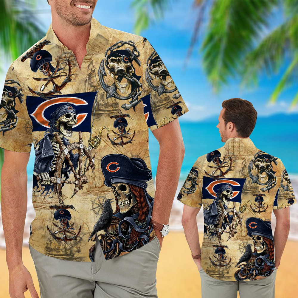 Chicago Bears Pirates Retro Hawaiian Shirt Hot Trendy Summer 2024