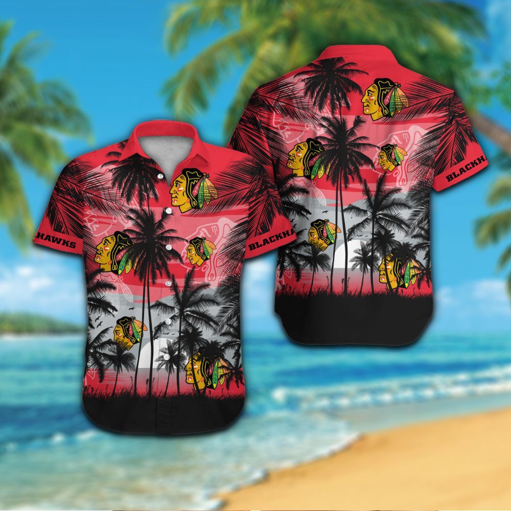 Chicago Blackhawks Hawaiian Shirt Hot Trendy Summer 2024