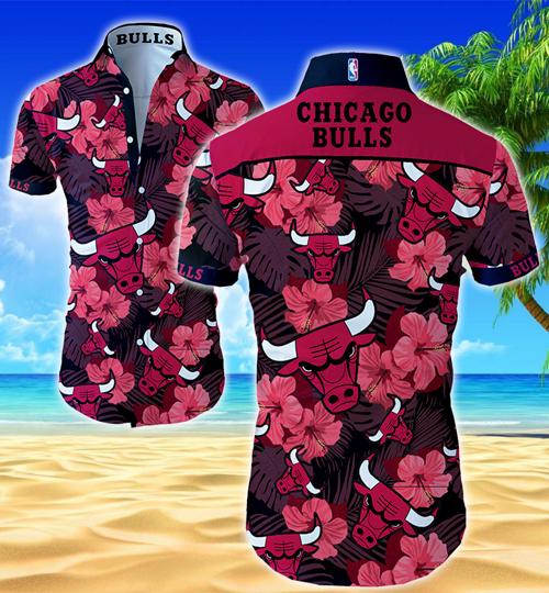 Chicago Bulls Hawaiian Shirt Summer Button Up