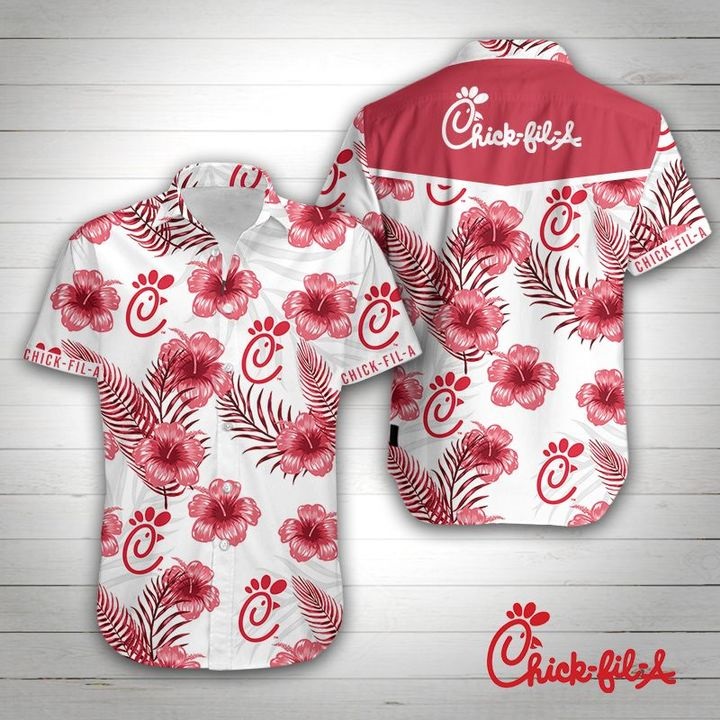 Chick-Fil-A Logo Hawaiian Shirt