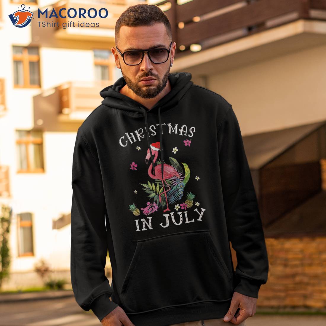 Christmas In July Shirts For Pink Flamingo Shirt