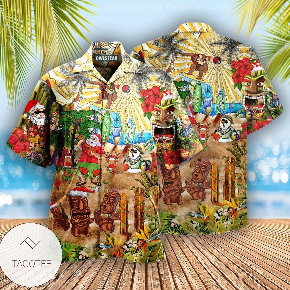 Christmas Mele Kalikimaka From Hawaii Edition Hawaiian Shirt