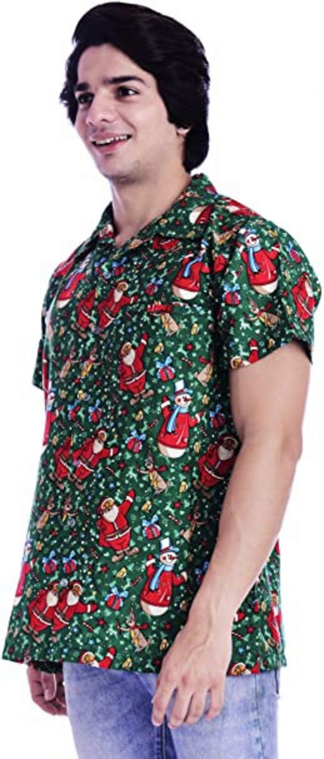 Christmas Party Holiday Santa Claus Hawaiian Shirt