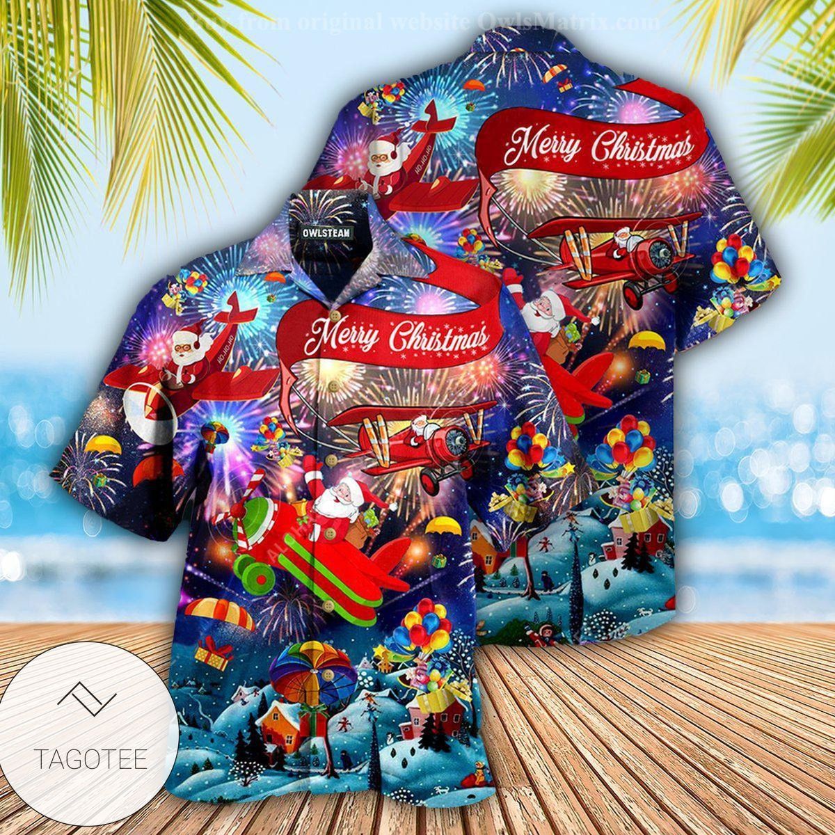 Christmas Spreading Love Santa Edition Hawaiian Shirt- Tagotee
