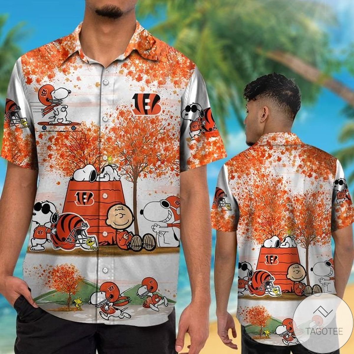 Cincinnati Bengals Snoopy Autumn Hawaiian Shirt