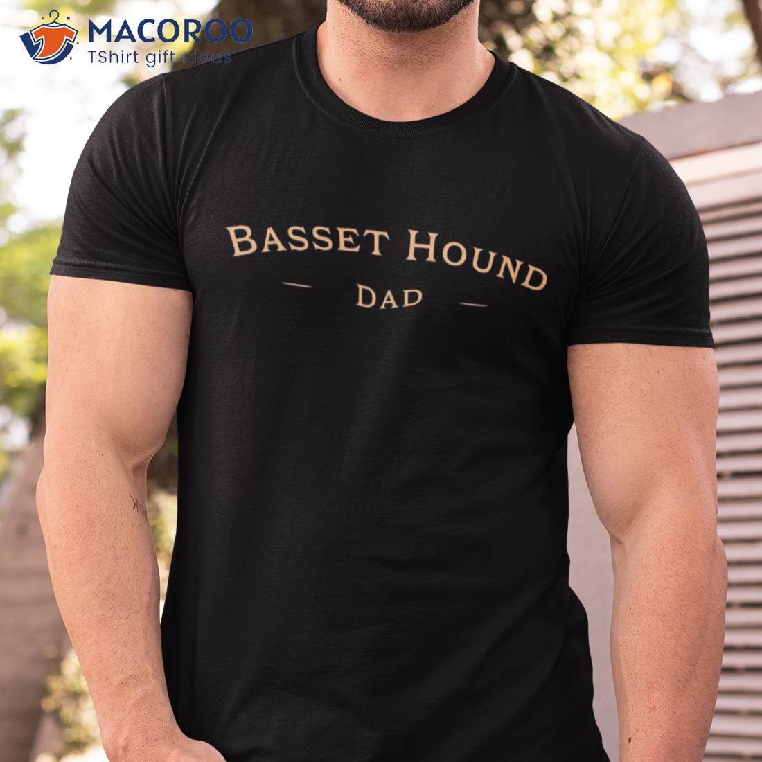 Classic Basset Hound Dad, Dog Dad Shirt