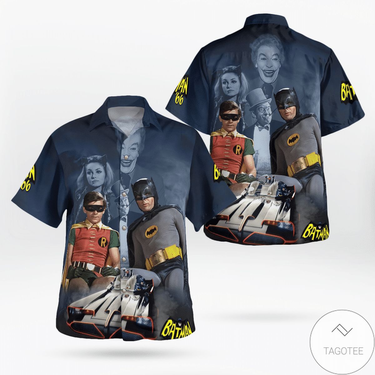 Classic Batman 1960S Hawaiian Shirt