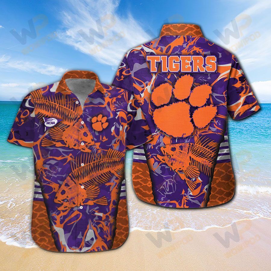 Clemson Tigers Fishing Hawaiian Shirt Hot Trendy Summer 2024