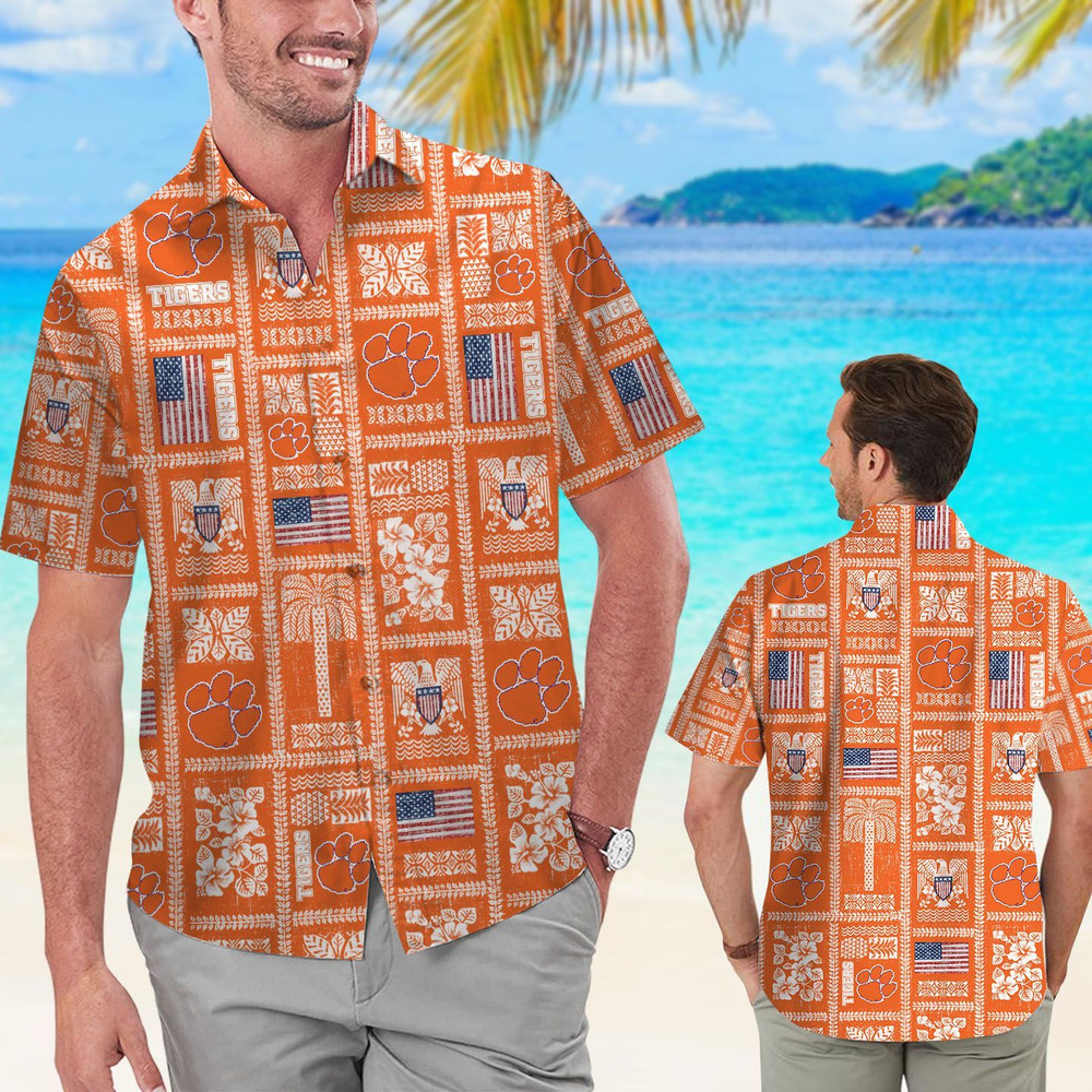 Clemson Tigers Hawaiian Shirt Hot Trendy Summer 2024