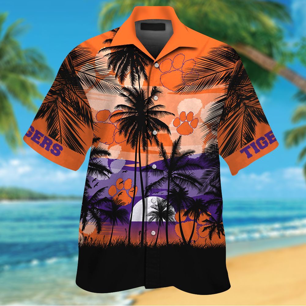 Clemson Tigers Tropical Hawaiian Shirt Hot Trendy Summer 2024