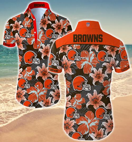 Cleveland Browns Hawaiian Shirt Summer Button Up