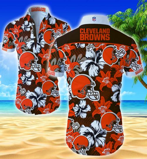 Cleveland Browns Hawaiian Shirt Summer Button Up