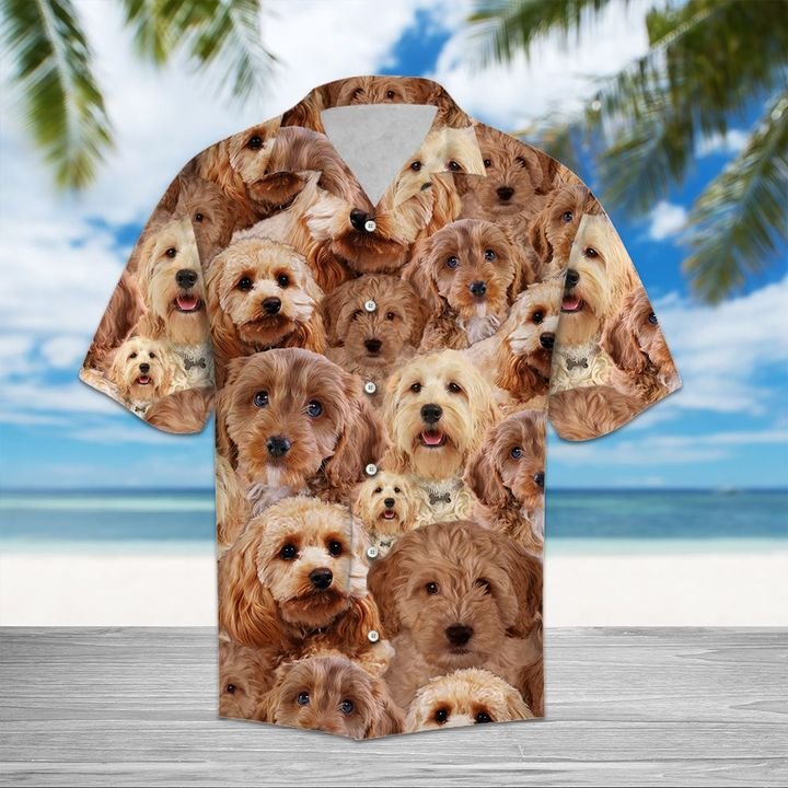 Cockapoo Hawaiian Shirt Summer Button Up