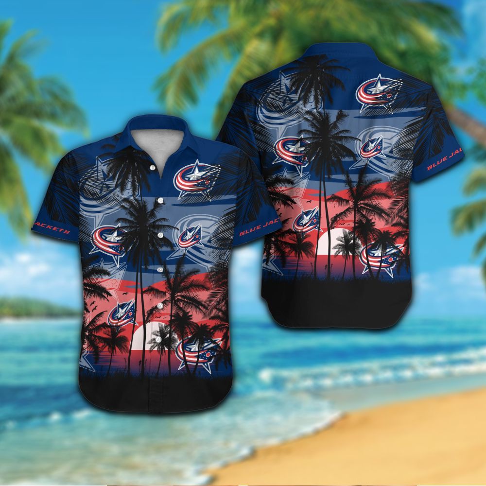 Columbus Blue Jackets Hawaiian Shirt Hot Trendy Summer 2024