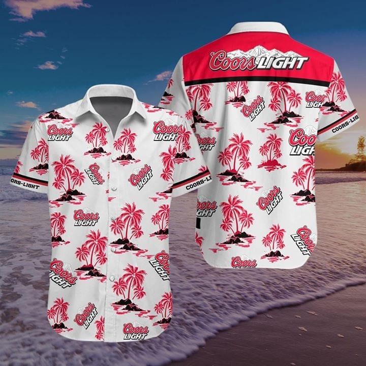 Coors Light Hawaiian Shirt
