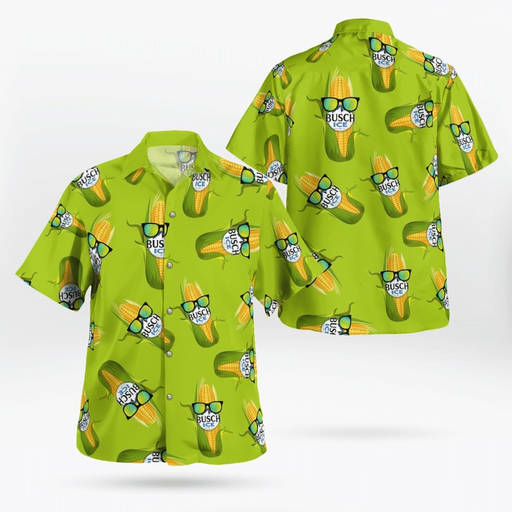 Corn Busch Ice Hawaiian Shirt