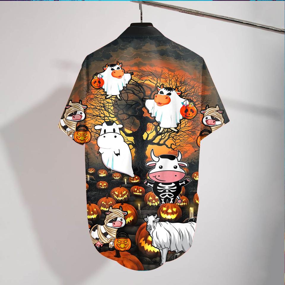 Cow Halloween Hawaiian Shirt