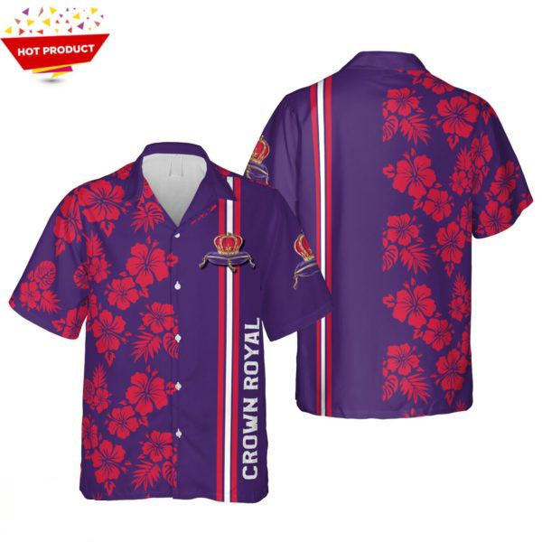 Crown Royal Canadian Whisky Hawaiian Shirt