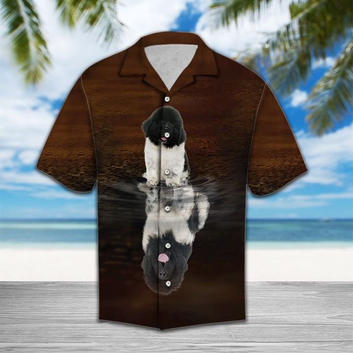 Cute Newfoundland Hawaiian Shirt Summer Button Up