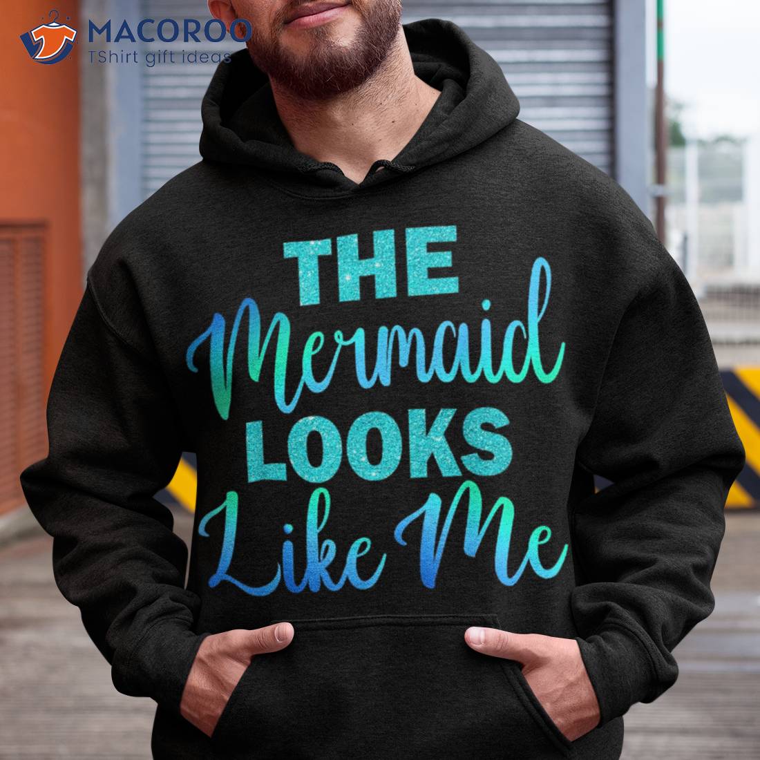 Cute The Mermaid Looks Like Me Birthday Kids Girls Shirt