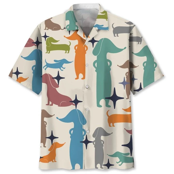 Dachshund Art Hawaiian Shirt