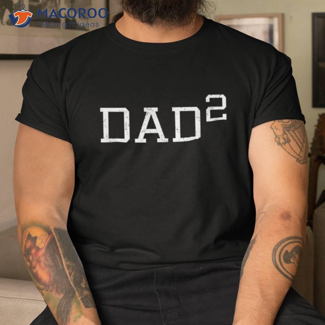 Dad 2 – Funny Of Two Outfit Second Time Gift Shirt