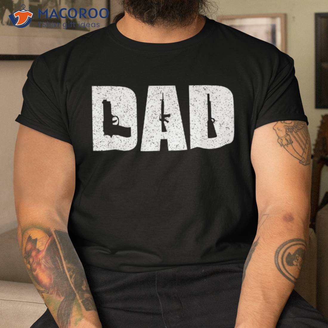 Dad And Guns Collection Vintage Shirt