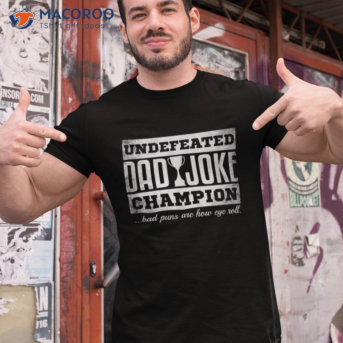 Dad Joke Champion Shirt Funny Father’s Day Gift, Bad Puns