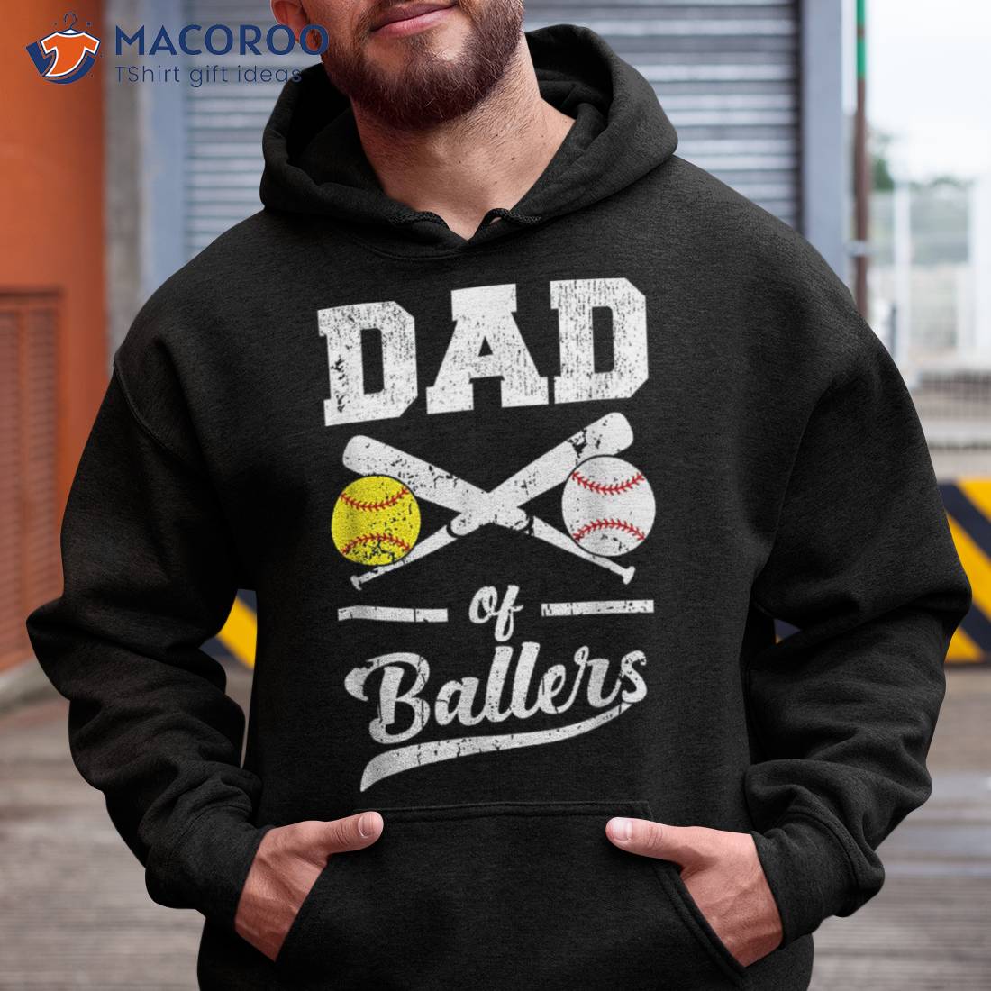 Dad Of Ballers Baseball And Softball Player For Shirt