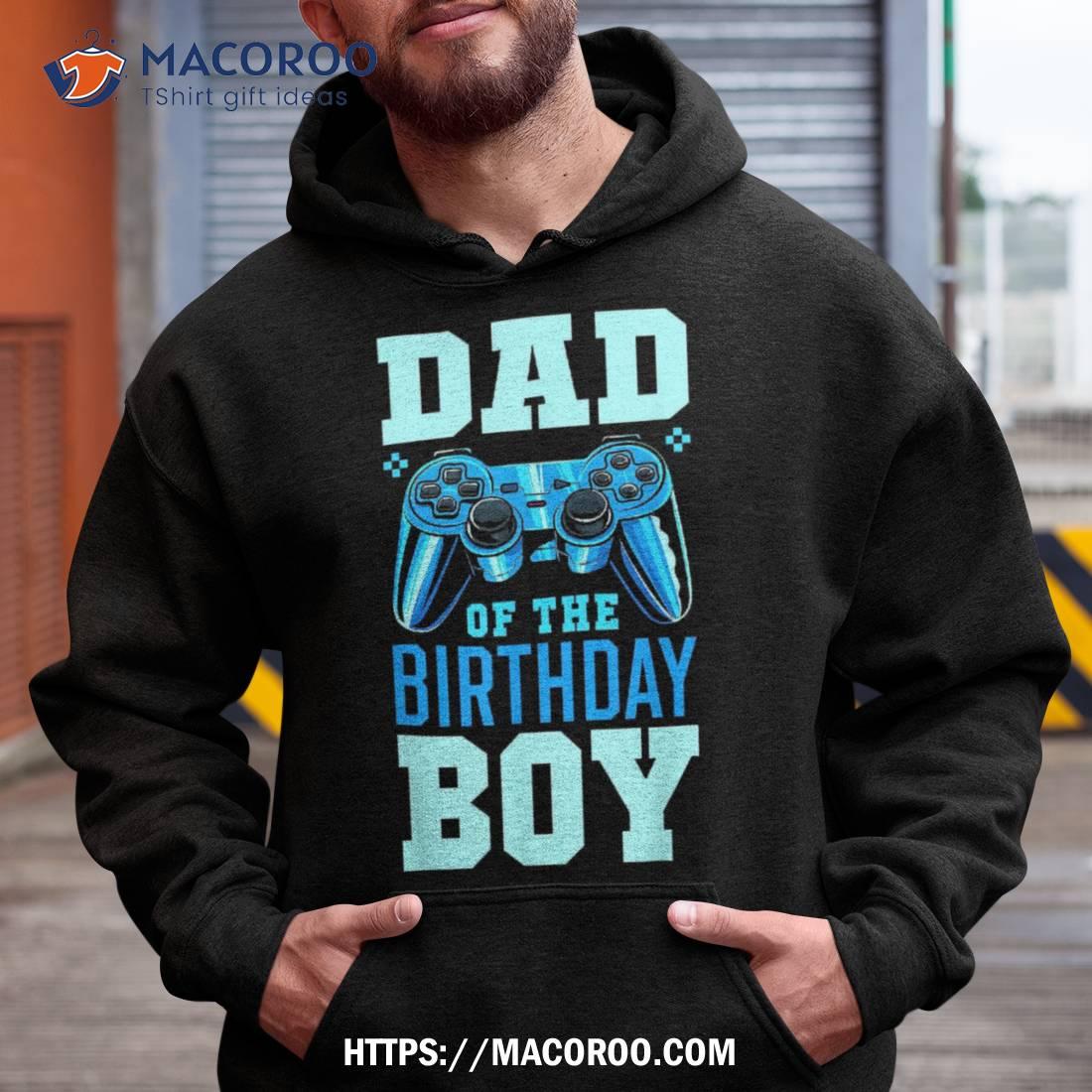 Dad Of The Birthday Boy Matching Video Gamer Party Shirt