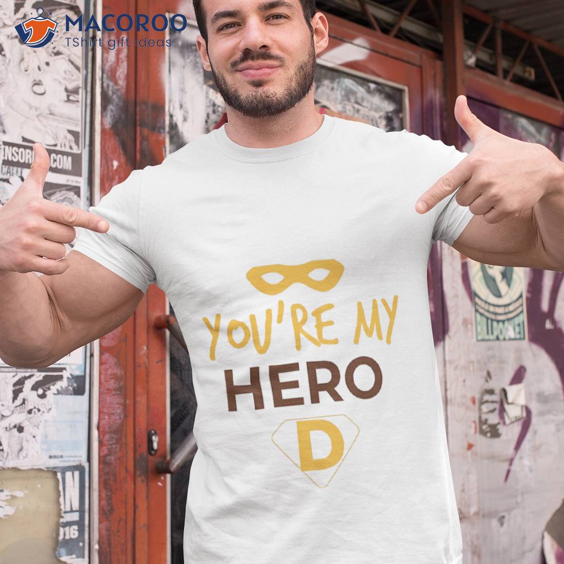 Dad You’re My Hero, Fathers Day T-Shirt