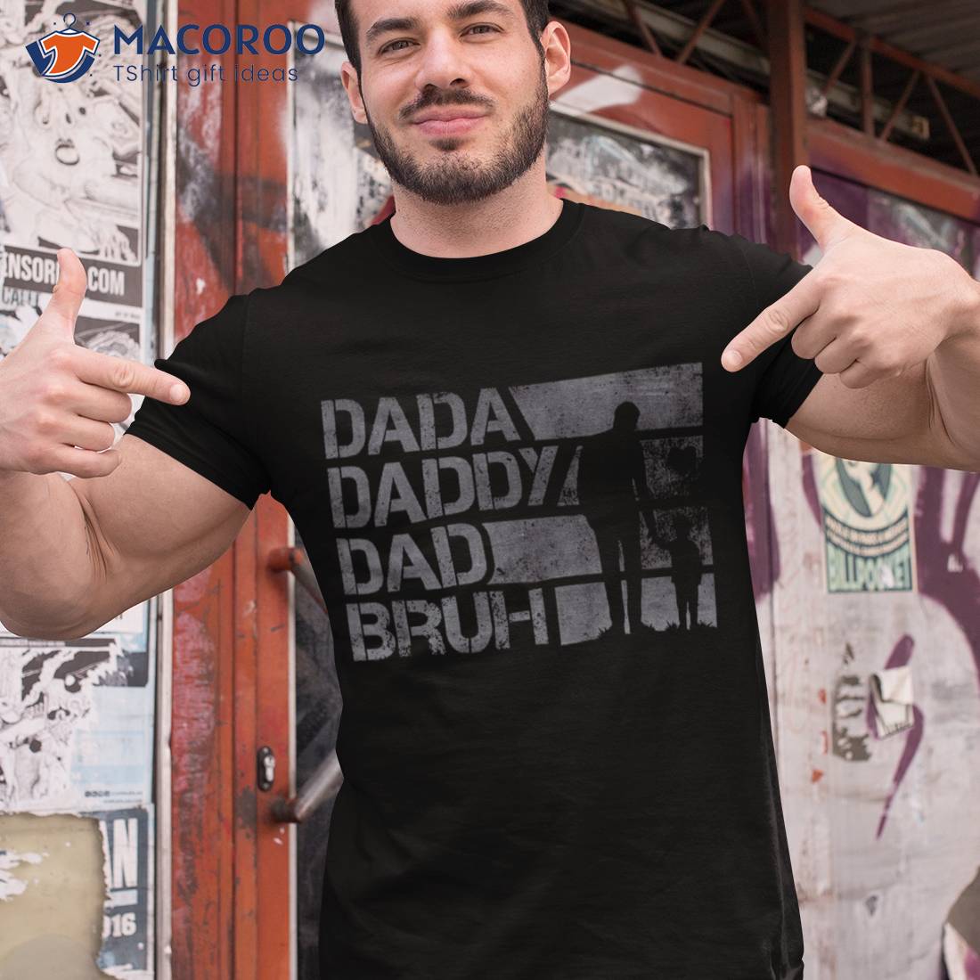 Dada Daddy Dad Bruh Fathers Day Funny New Father Girl Shirt