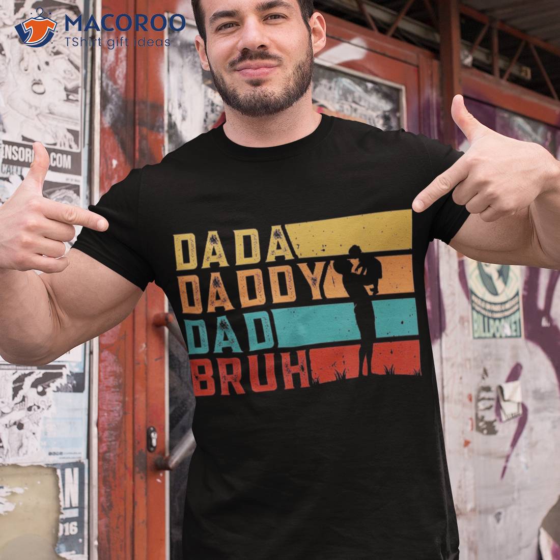 Dada Daddy Dad Bruh Funny Fathers Day Shirt