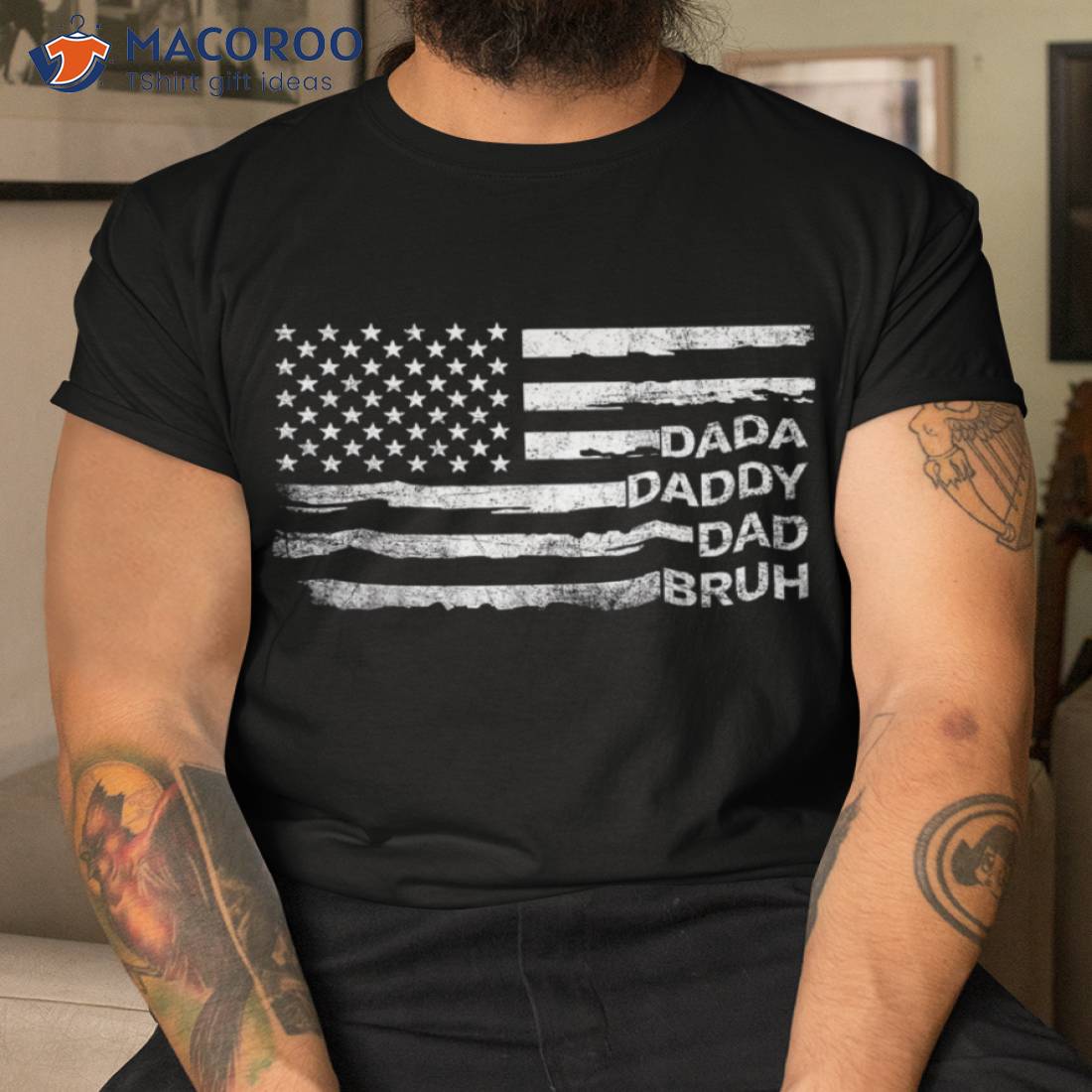 Dada Daddy Dad Bruh Happy Funny Fathers Day 2023 Shirt