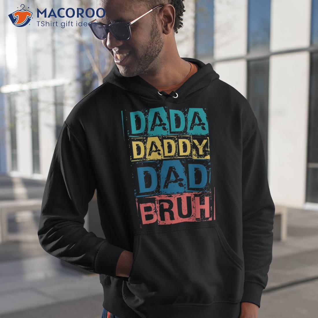 Dada Daddy Dad Bruh Retro Vintage Funny Fathers Day 2023 Unisex T-Shirt