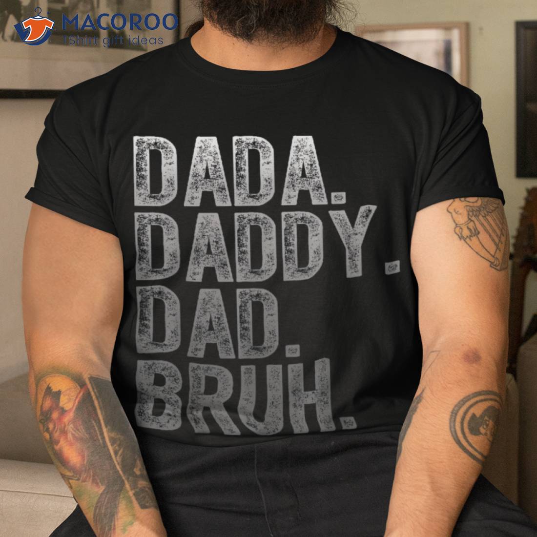 Dada Daddy Dad Bruh Shirt Gifts For Bob Fathers Day