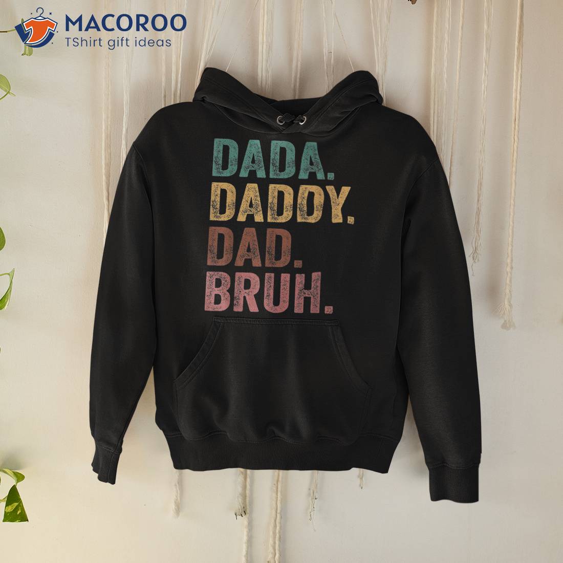 Dada Daddy Dad Bruh Vintage Funny Fathers Day Shirt